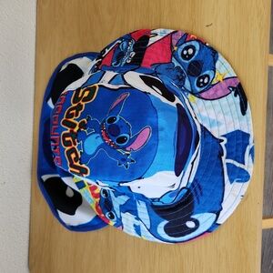 Stitch Bucket Hat with Neck Cover